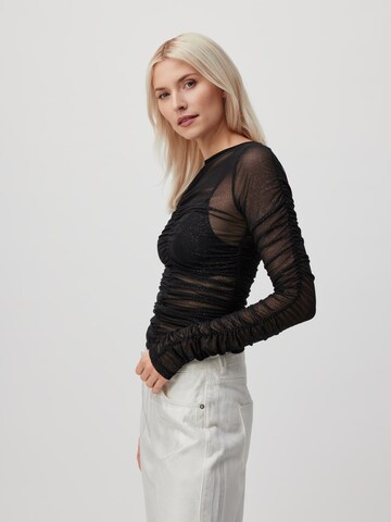 T-shirt 'Juna' LeGer by Lena Gercke en noir