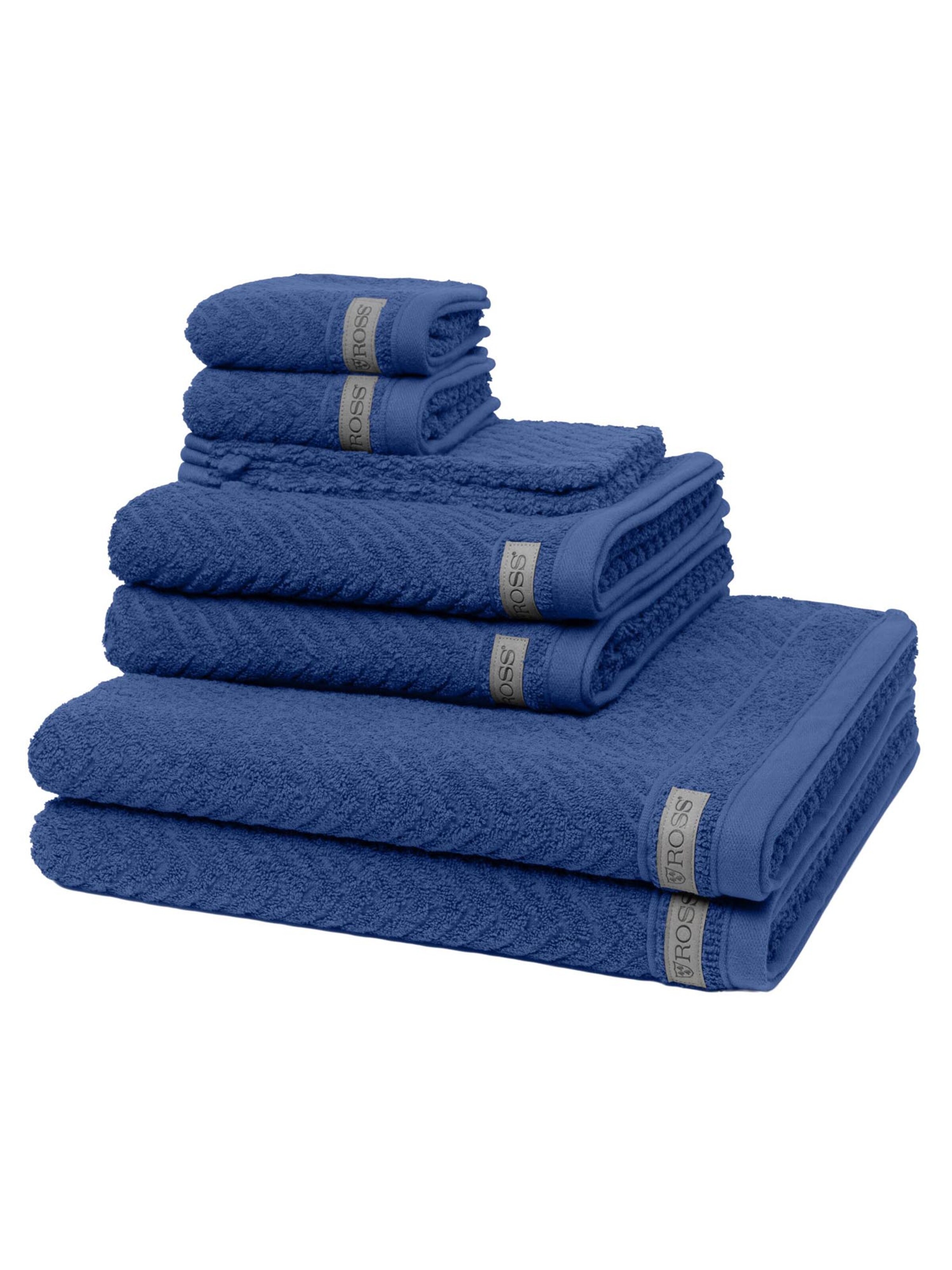 ROSS Towel 'Smart' in Blue: front