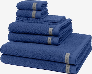 ROSS Towel 'Smart' in Blue: front