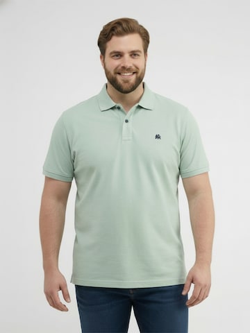 LERROS Poloshirt in Cool-&-Dry-Piquéqualität, große Größen in Grün: Vorderseite