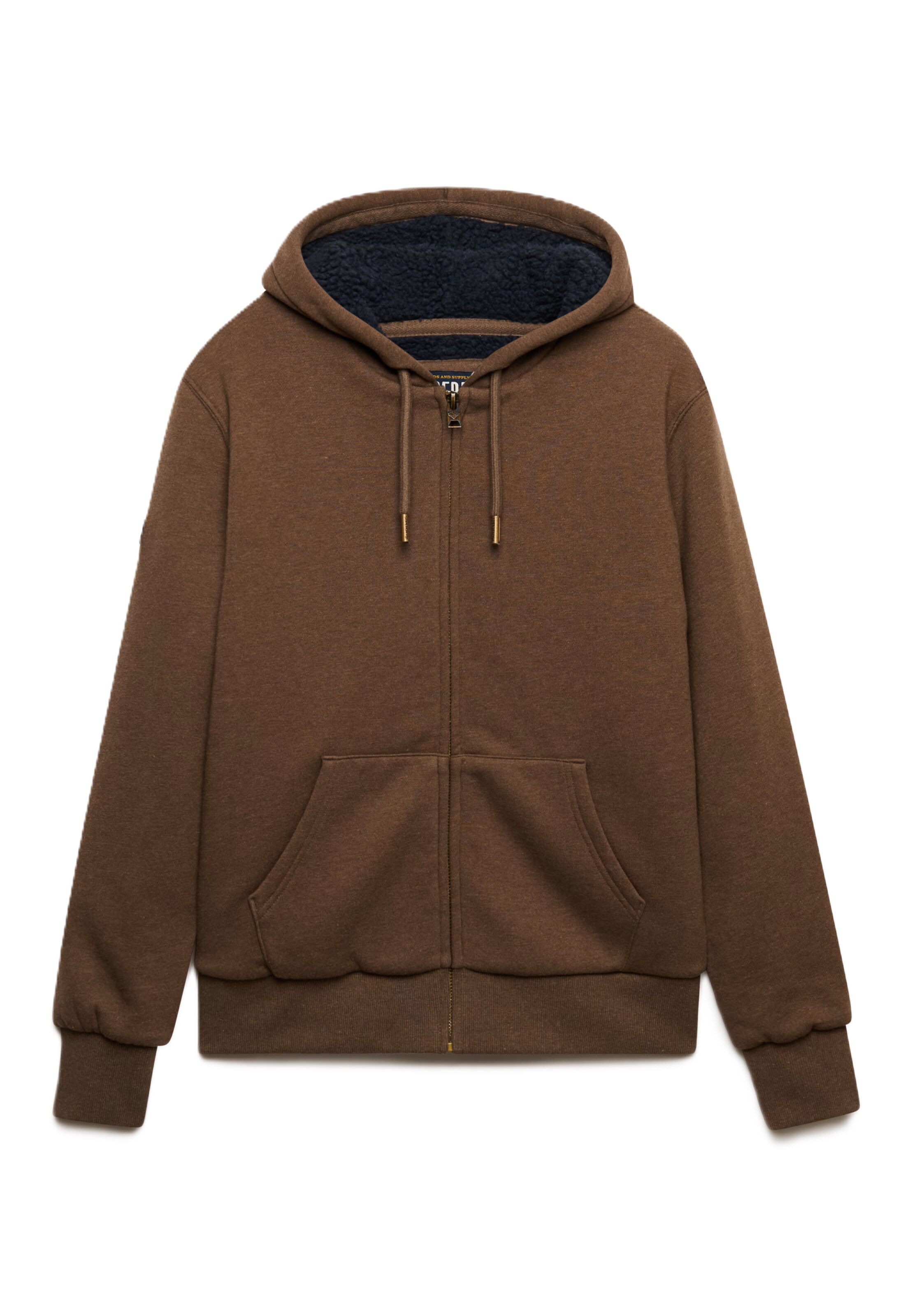Superdry & Co Mikina – hnědá: přední strana