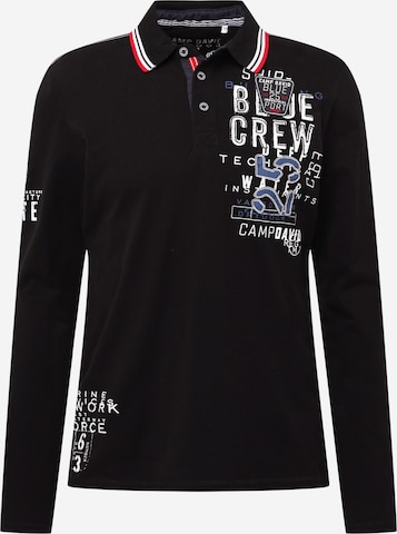 CAMP DAVID T-shirt 'Shipyard' i svart: framsida
