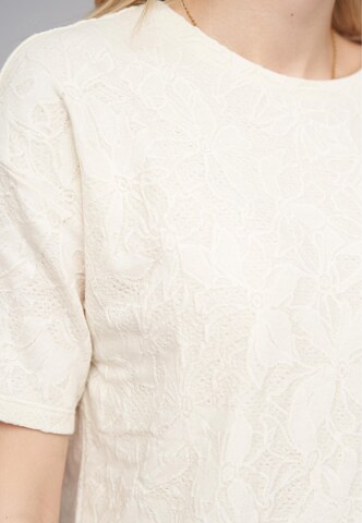 VILA Shirt 'Blomst' in Beige