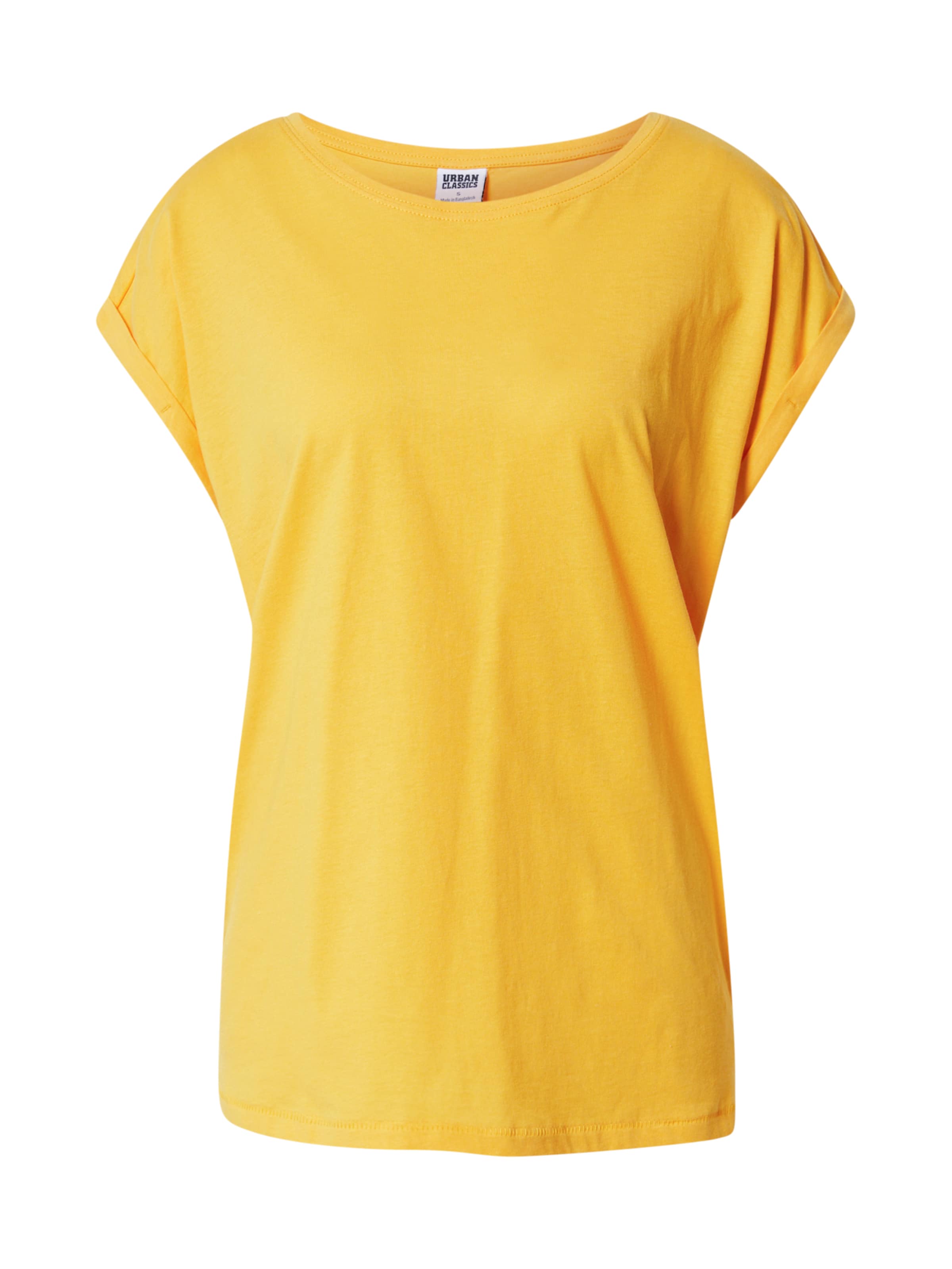 T-shirt Urban Classics en jaune : devant