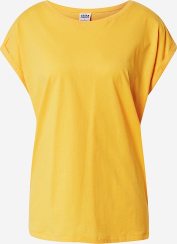 Urban Classics Majica | rumena barva: sprednja stran