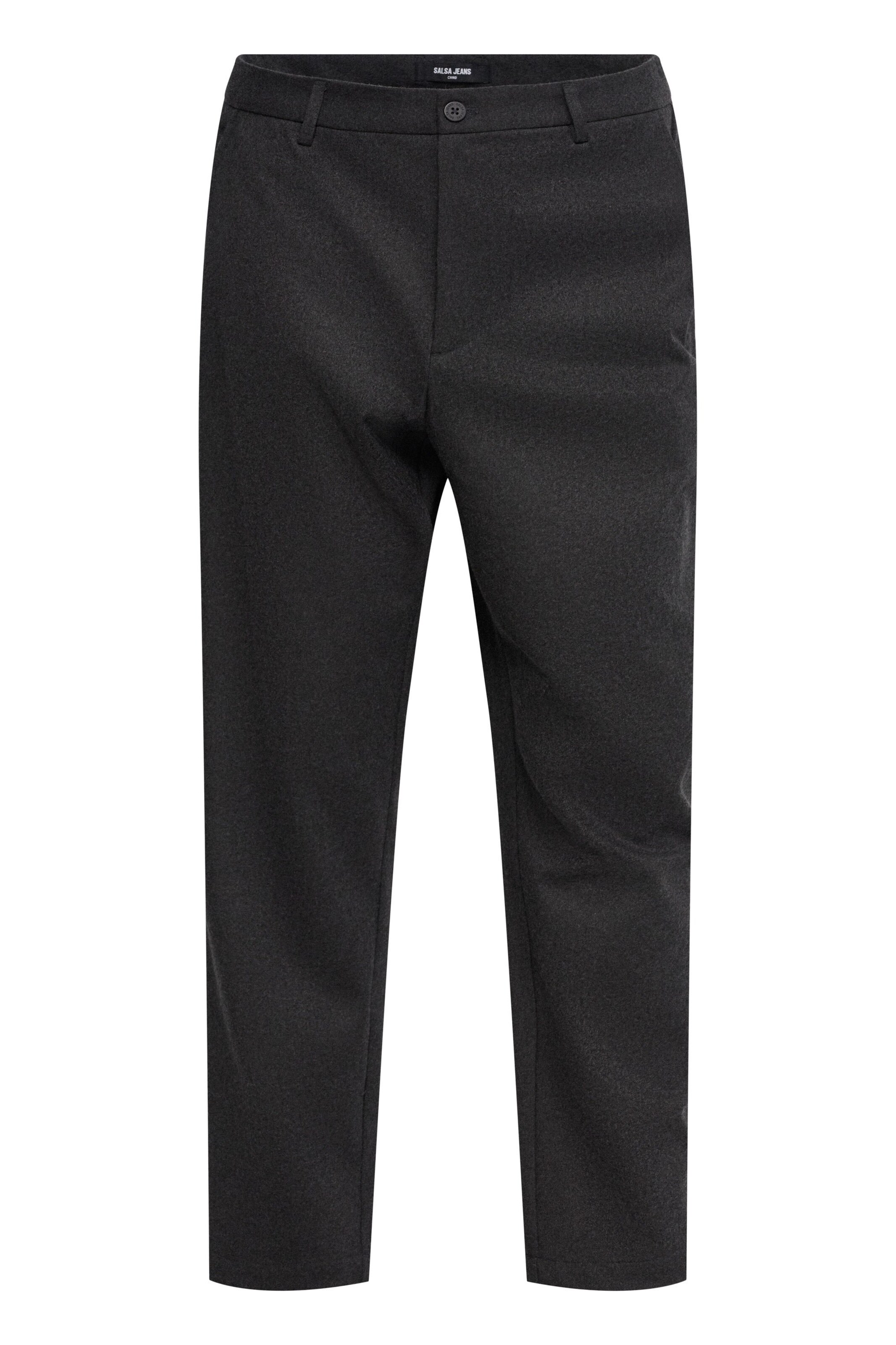 Salsa Jeans Regular Chinohose in Grau: Vorderseite