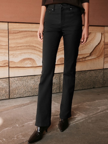 Next Bootcut Džíny – černá: přední strana