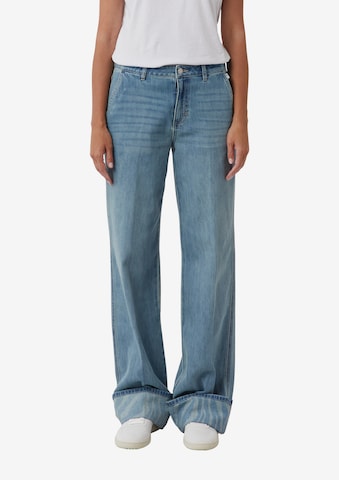 comma casual identity Wide Leg Farkut värissä sininen: etupuoli