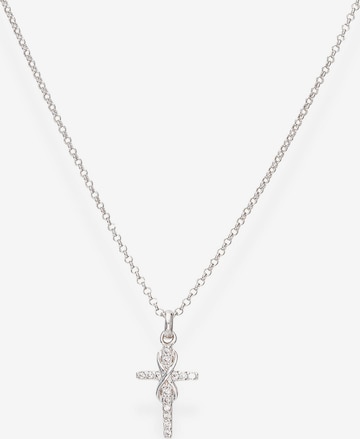 Amen Necklace in Silver: front