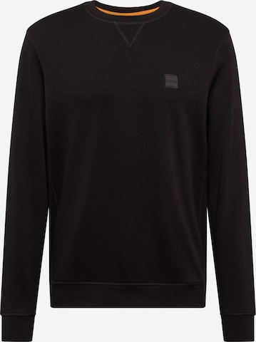 Sweat-shirt 'Westart' BOSS en noir : devant