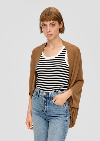 Cape s.Oliver en marron : devant