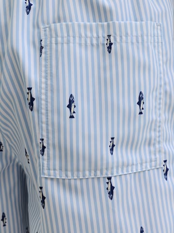 JJ Rebel Zwemshorts 'JREBHAWAII' in Blauw