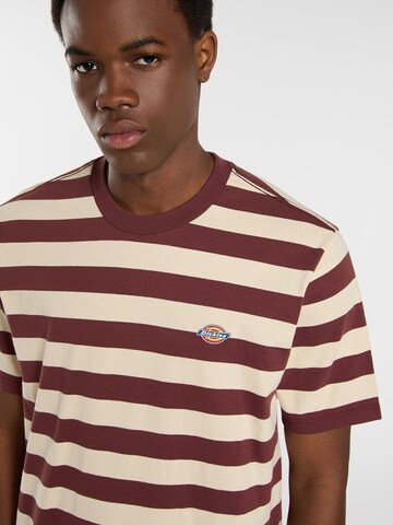 DICKIES Tričko 'Rivergrove' - Červená