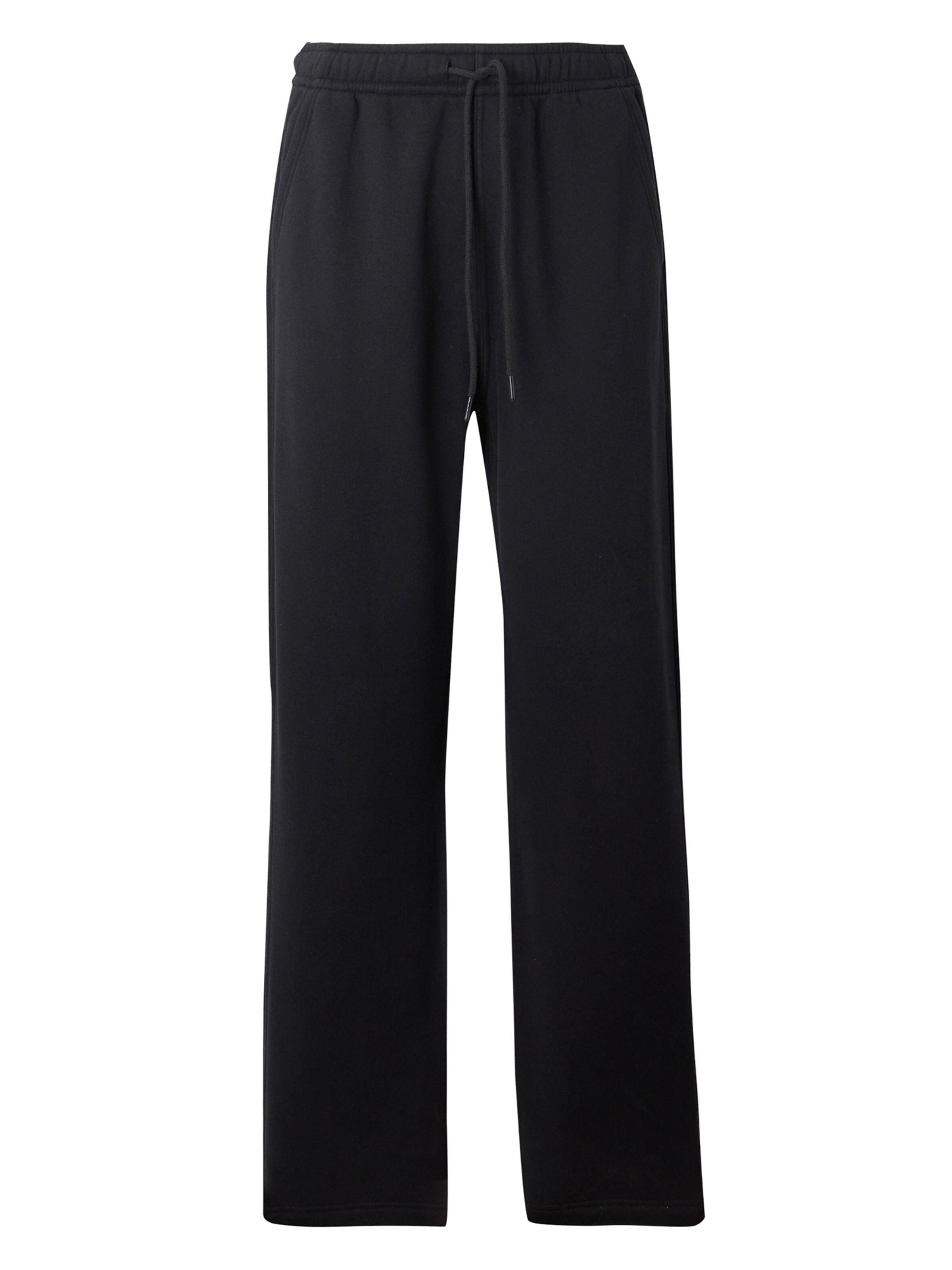 Abercrombie & Fitch Baggy Kalhoty 'ESSENTIAL' – černá: přední strana