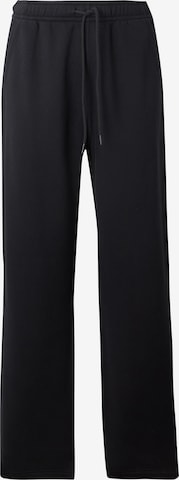 Abercrombie & FitchBaggy Hlače 'ESSENTIAL' - crna boja: prednji dio