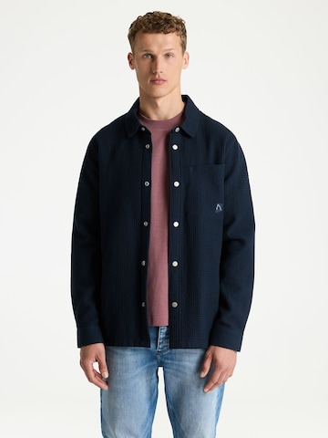 Veste mi-saison 'Axel Grid' CHASIN' en bleu : devant