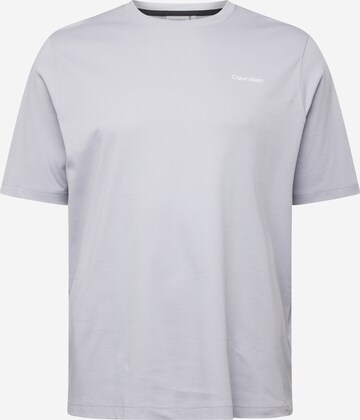 T-Shirt Calvin Klein Big & Tall en gris : devant