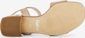 GABOR Strap Sandals in Beige