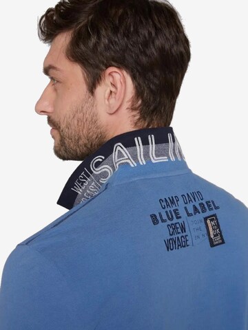 T-Shirt CAMP DAVID en bleu