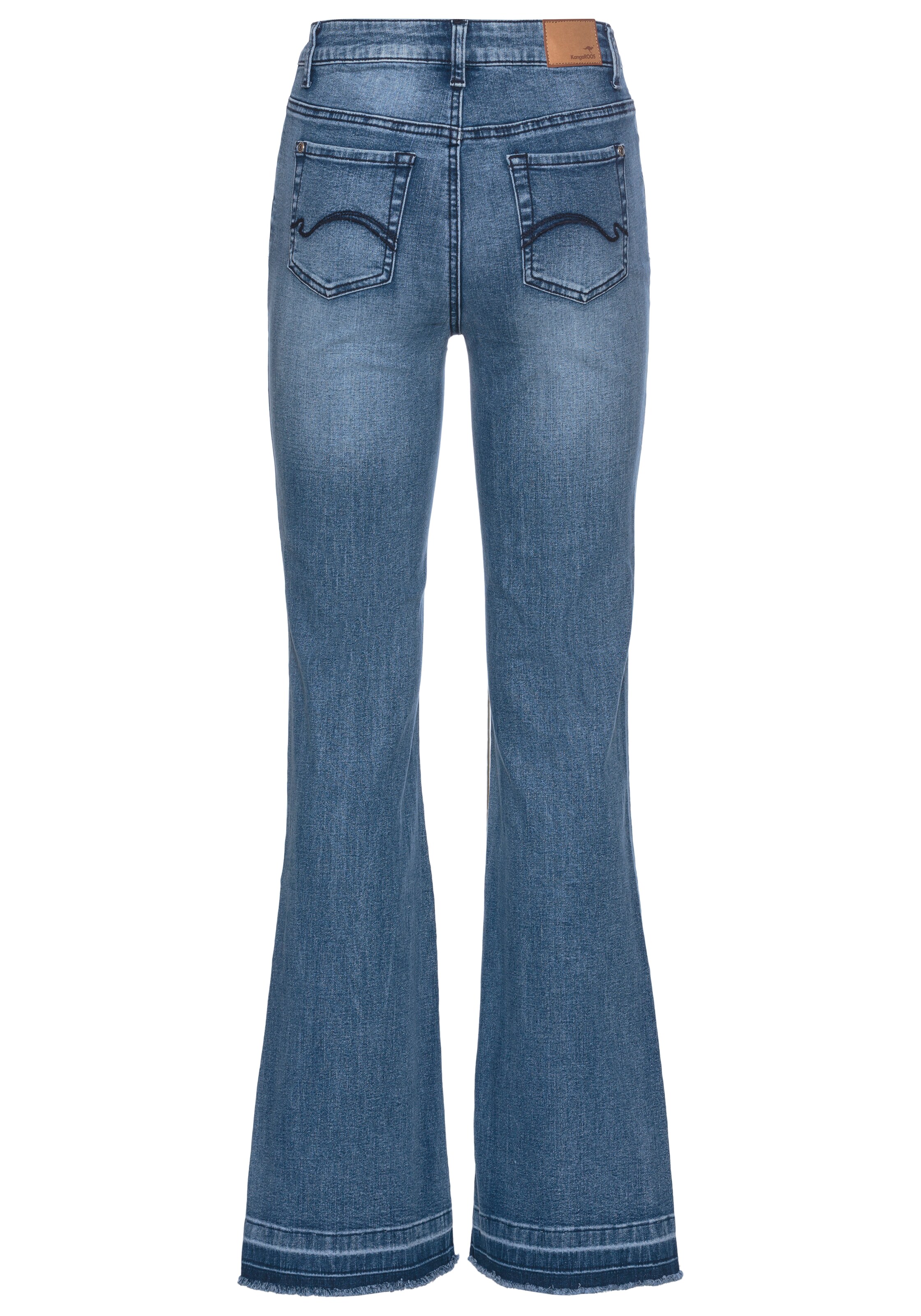 KangaROOS Flared Jeans in Blau
