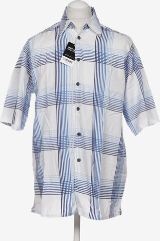 Carlo Colucci Button Up Shirt in L in Blue: front