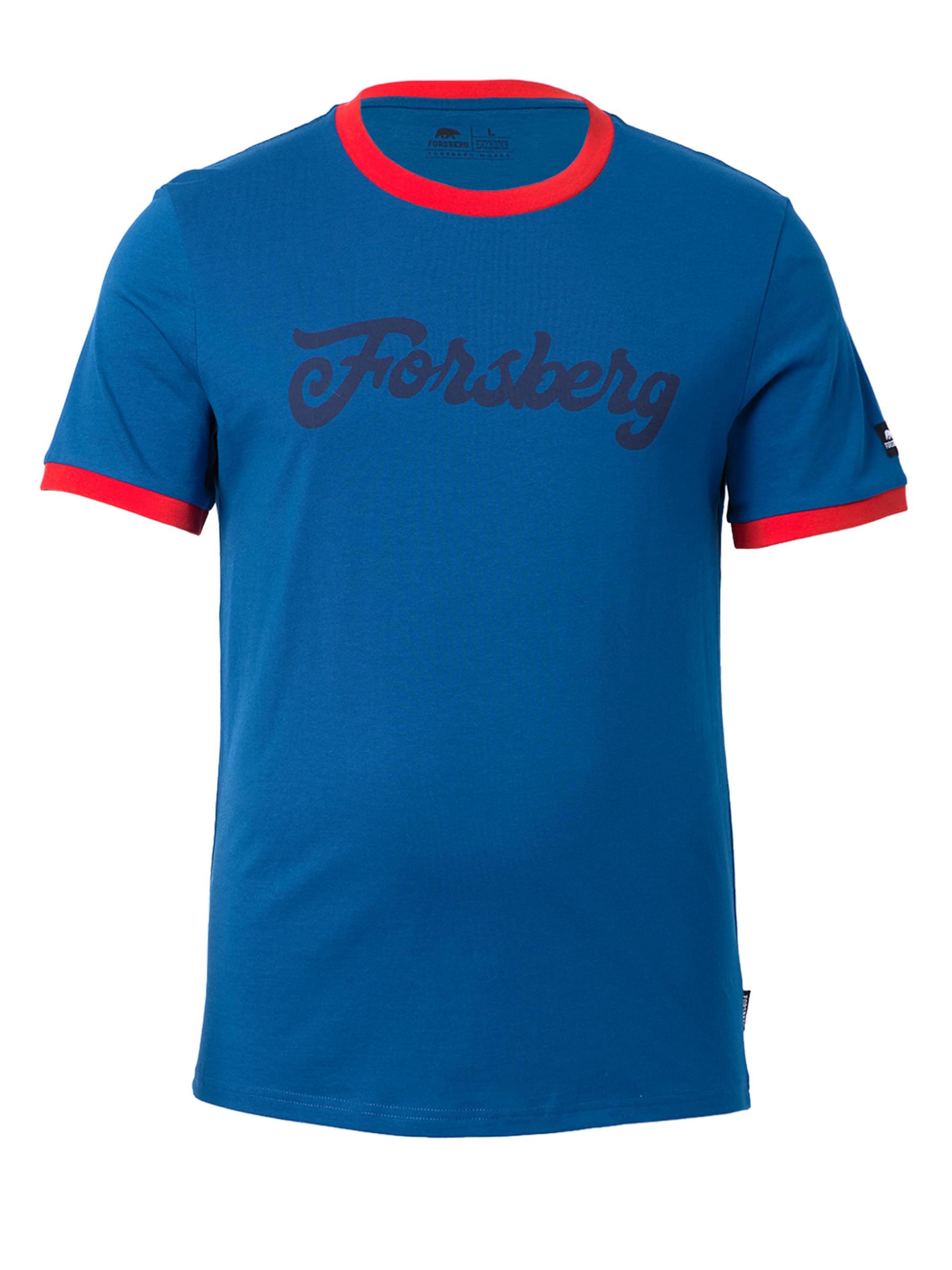 FORSBERG T-Shirt in Blau: Vorderseite