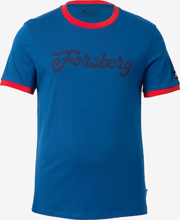 FORSBERG T-Shirt in Blau: Vorderseite