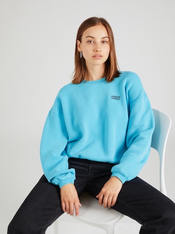 AMERICAN VINTAGESweater majica 'IZUBIRD' - plava boja: prednji dio
