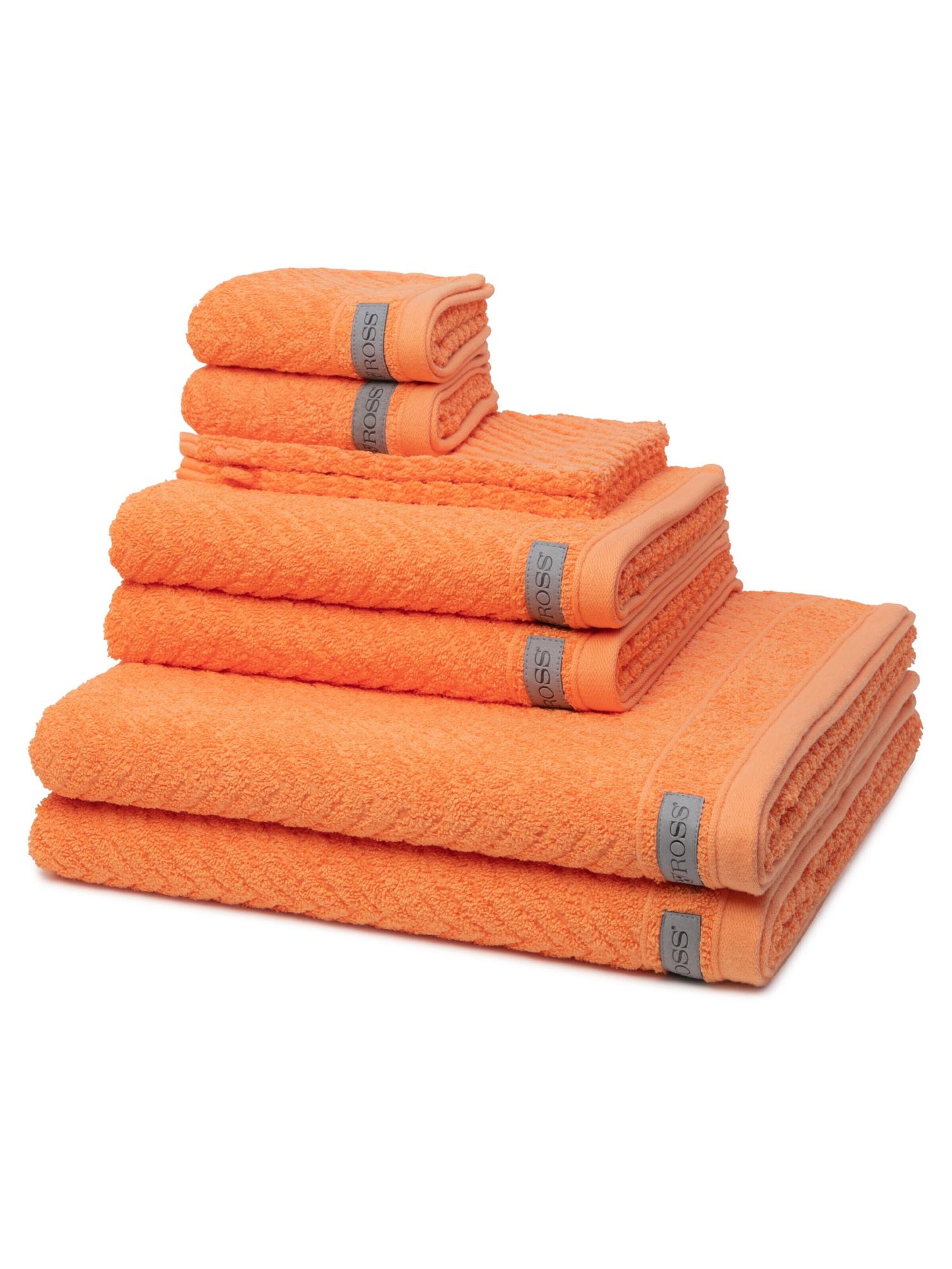 ROSS Towel 'Smart' in Orange: front