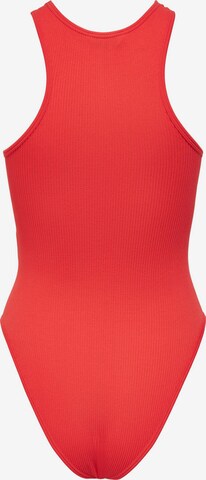 ONLY - Body camiseta 'Gwen' en rojo