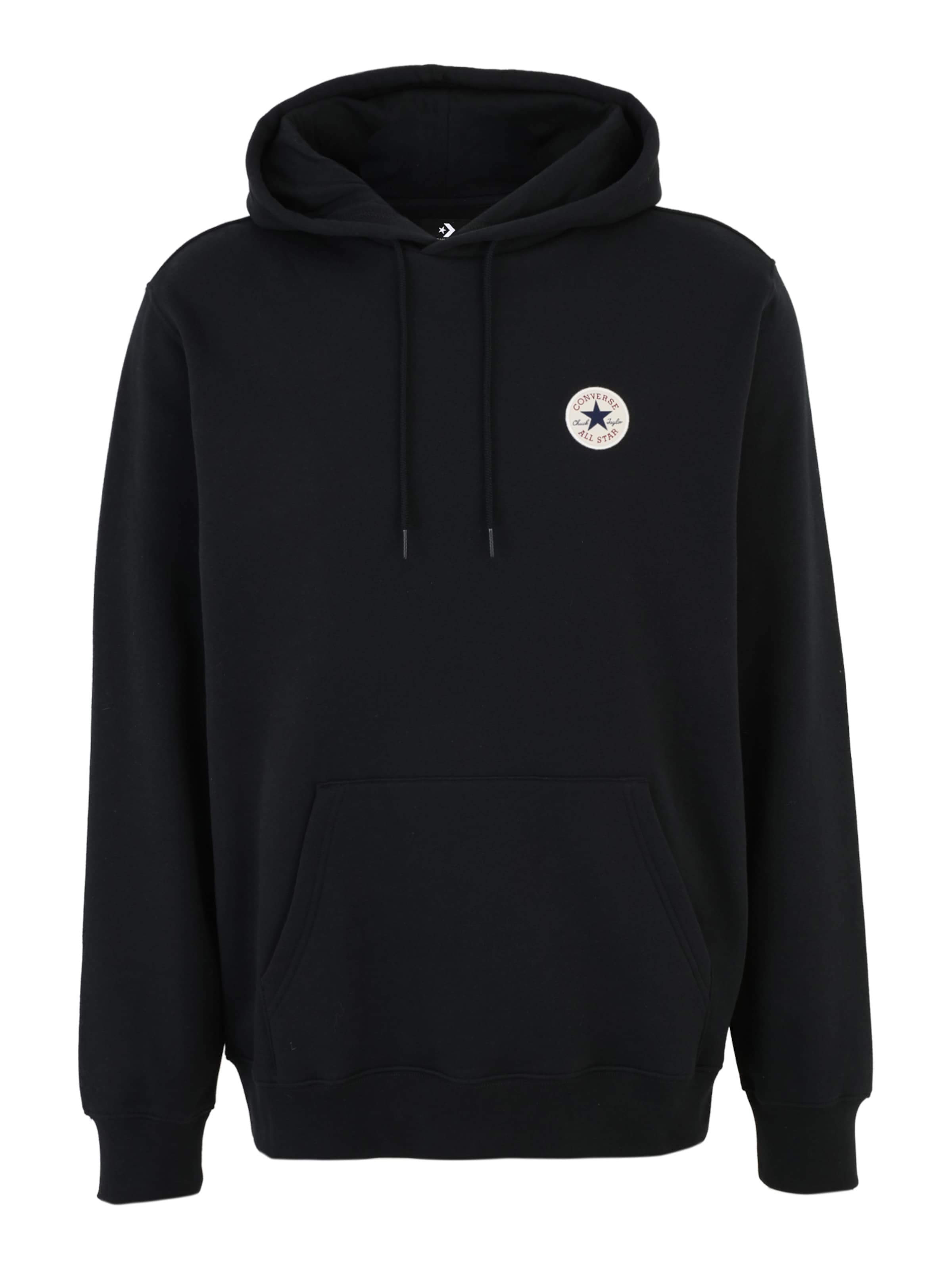CONVERSE Sweatshirt 'CHUCK' in Black: front