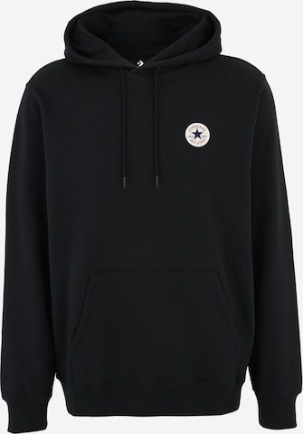 CONVERSE Sweatshirt 'CHUCK' in Zwart: voorkant