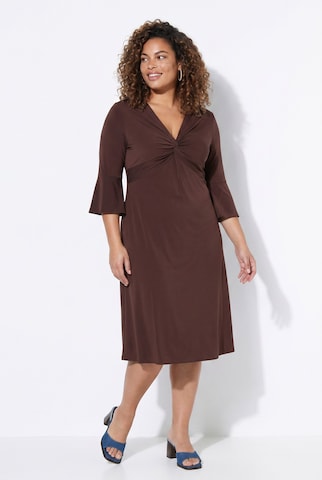 MIAMODA Midikleid in Braun