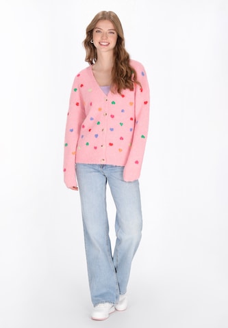 Cardigan MYMO en rose
