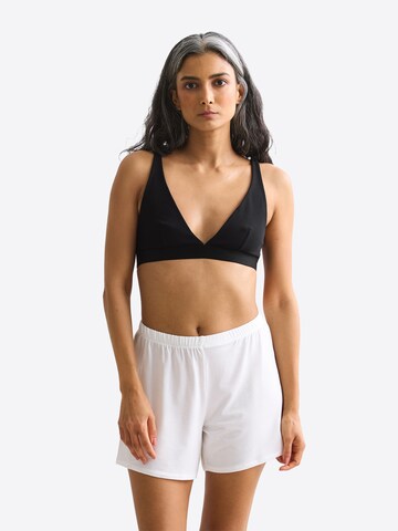 Erlich Textil - Calças de pijama em branco