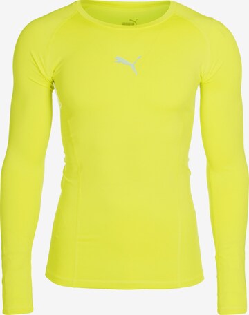 PUMA Shirt in Geel: voorkant