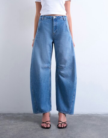 TOPSHOP Baggy Джинсы 'NANNA' в Синий: спереди