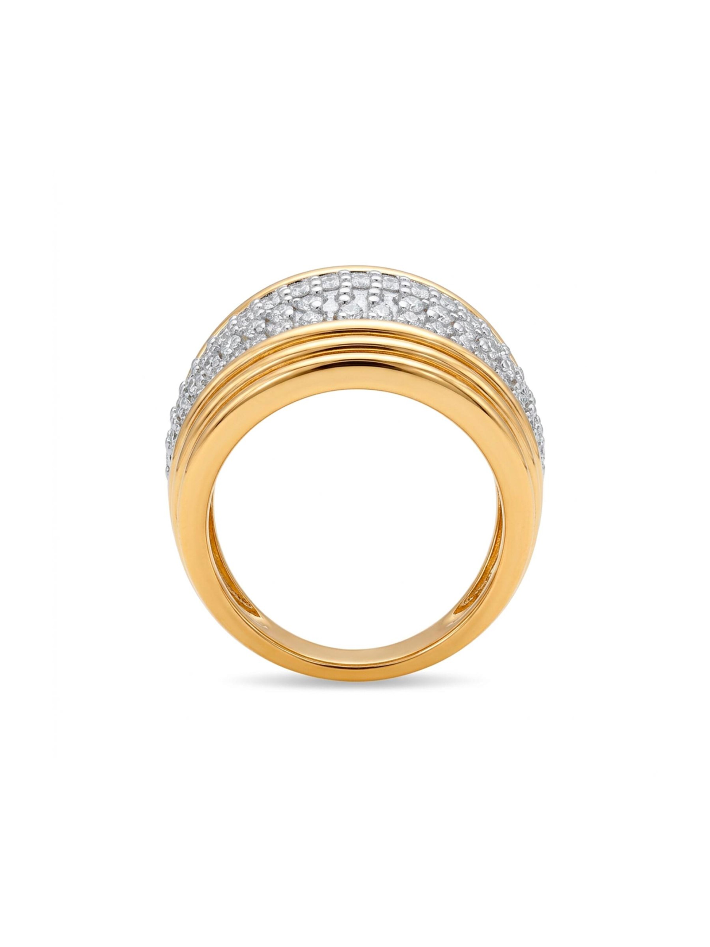 Luxenter Ring 'Lilfu' in Goud