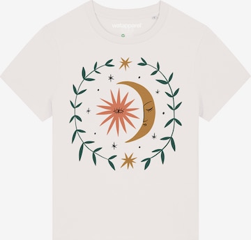 T-shirt 'Love And Flex' Watapparel en blanc : devant