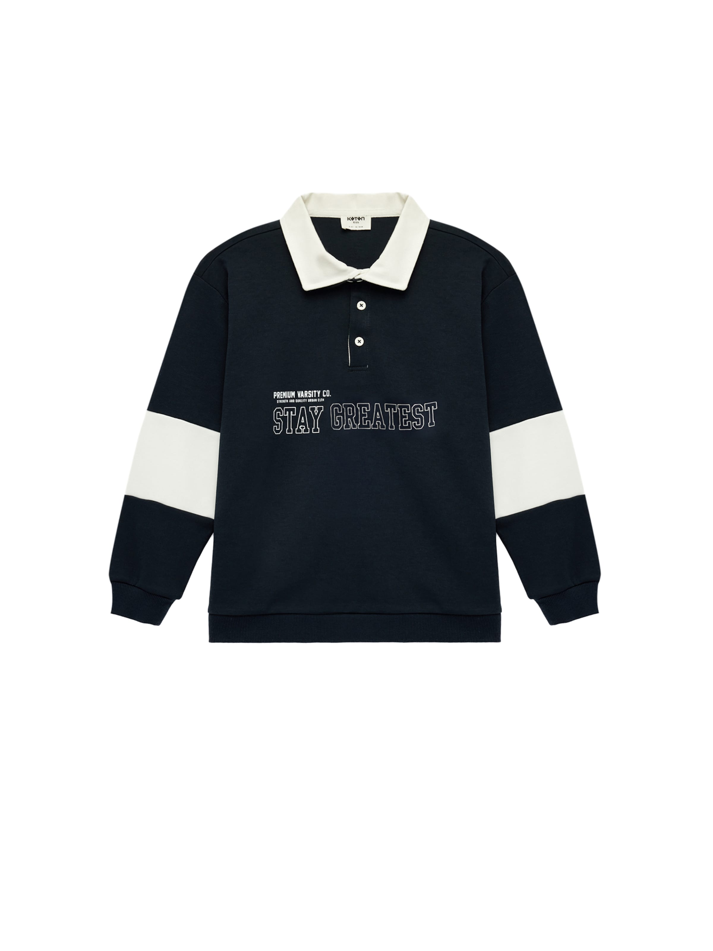 Koton Sweatshirt in Blauw: voorkant