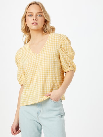 Camicia da donna 'Tamar' di OBJECT in giallo: frontale