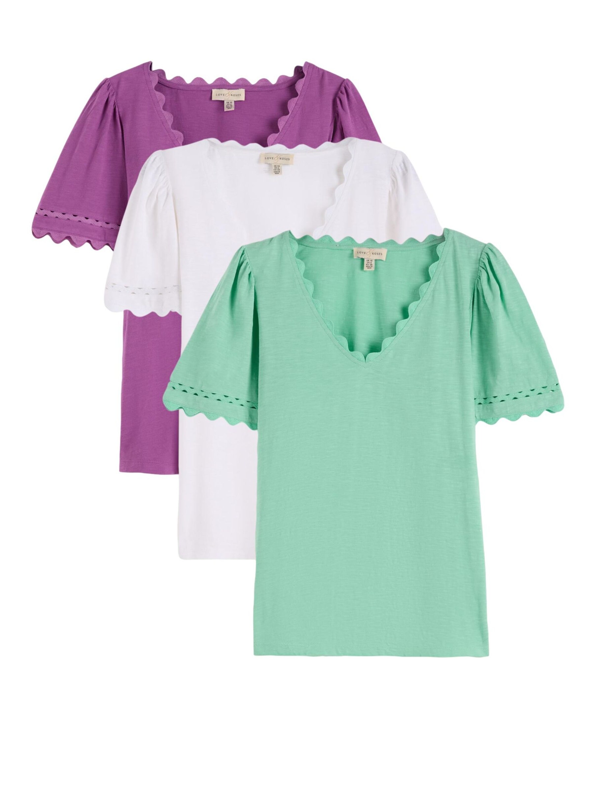 love & roses Shirt in Green: front