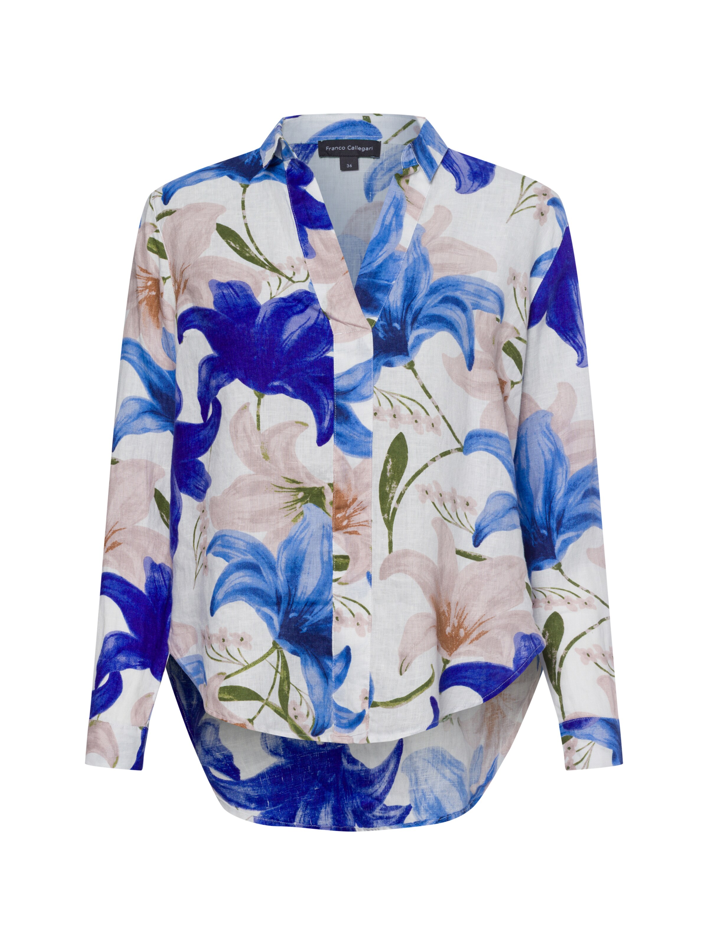 Franco Callegari Bluse in Weiß: Vorderseite