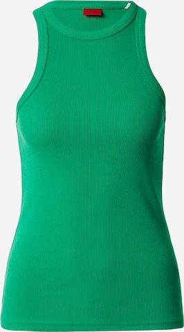 HUGO Red Top 'Classic' in Green: front