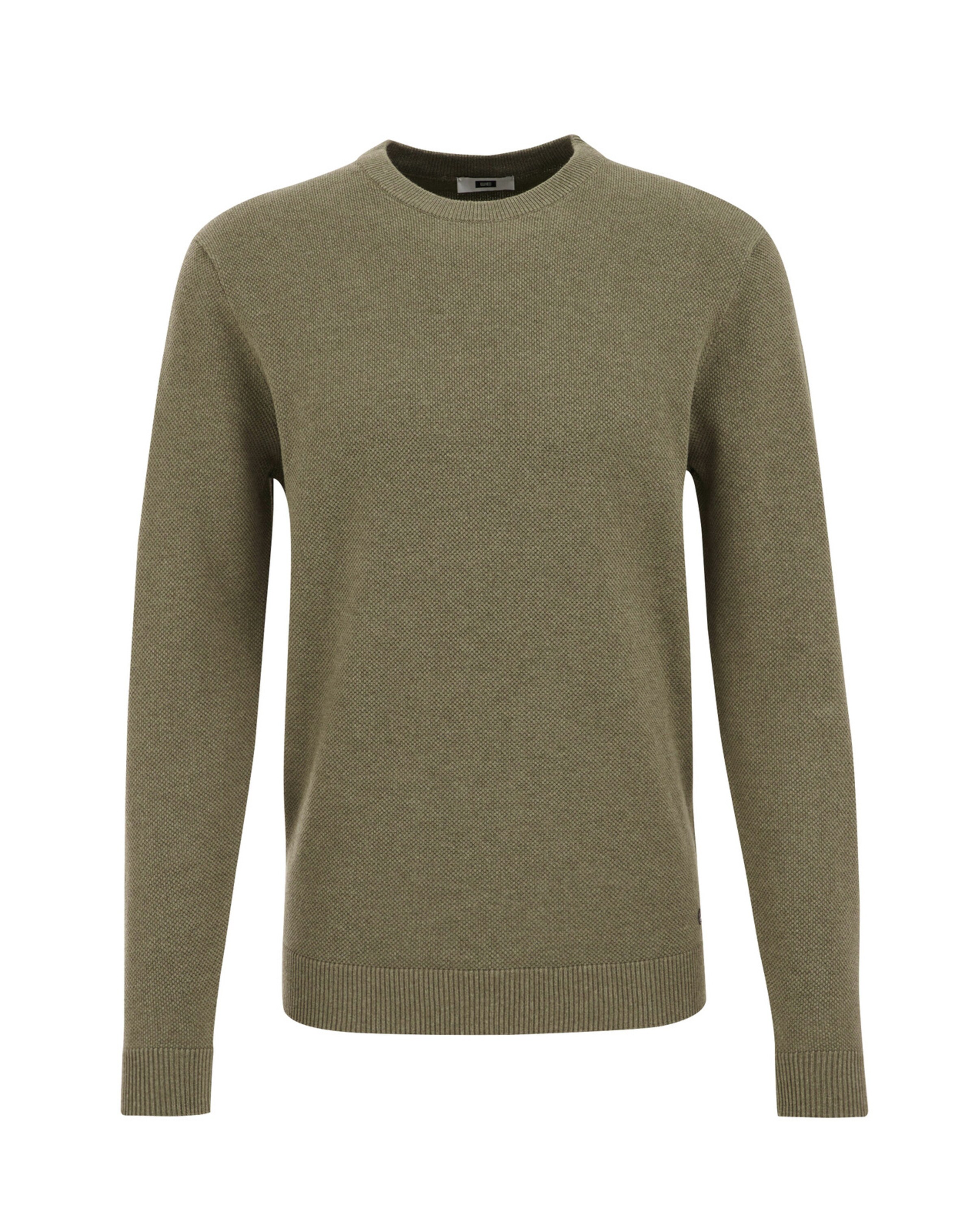 Pull-over WE Fashion en vert : devant