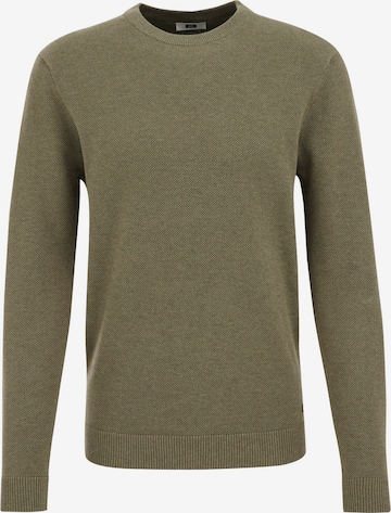 Pull-over WE Fashion en vert : devant