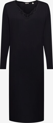 Chemise de nuit ESPRIT en noir : devant