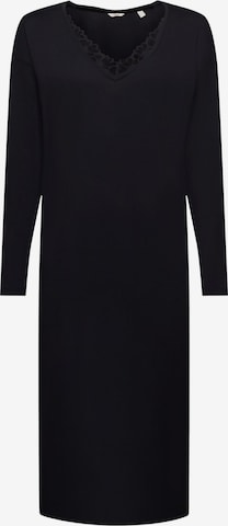 ESPRIT Nightgown in Black: front