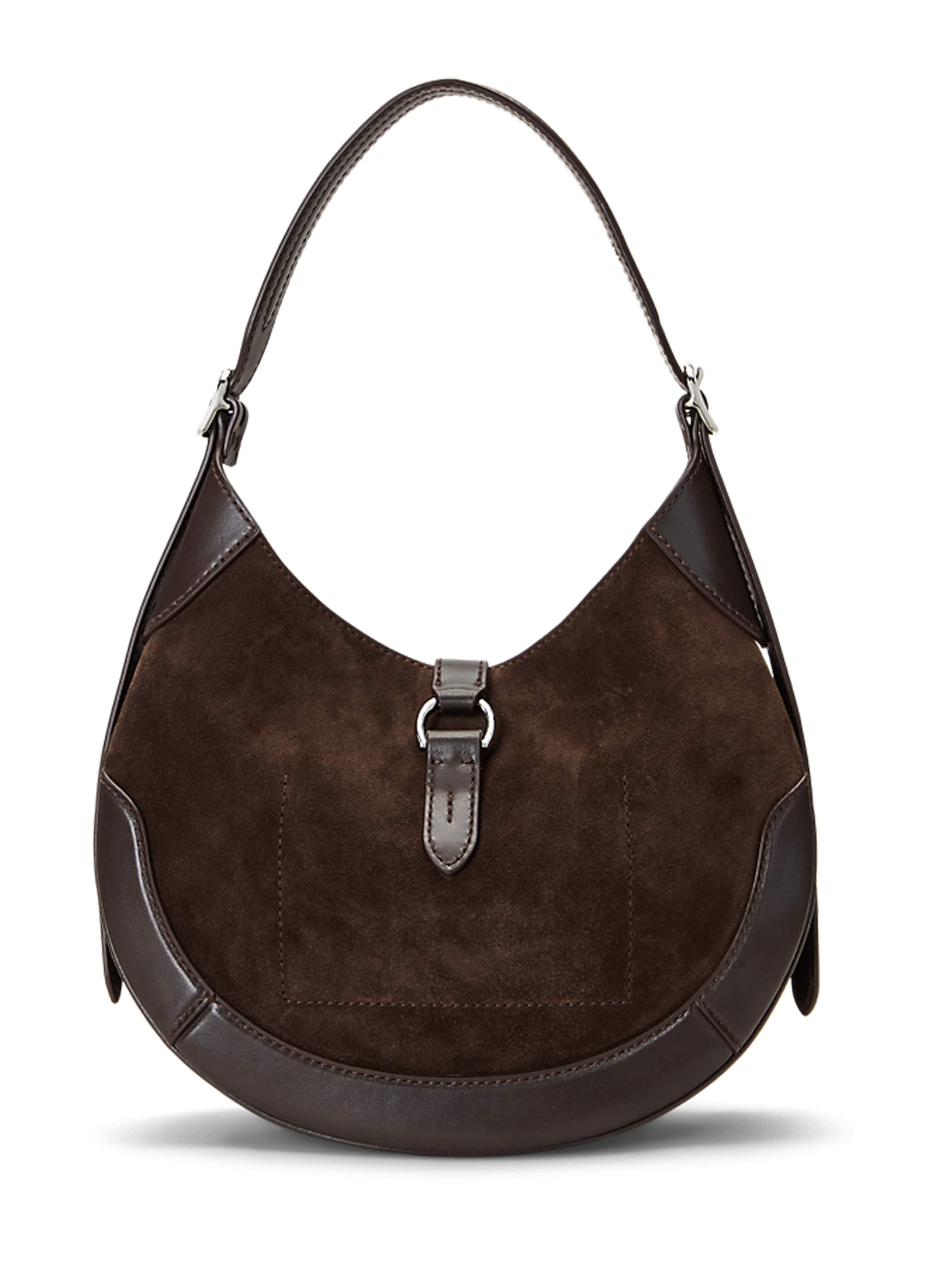 Polo Ralph Lauren Torba za čez ramo | rjava barva