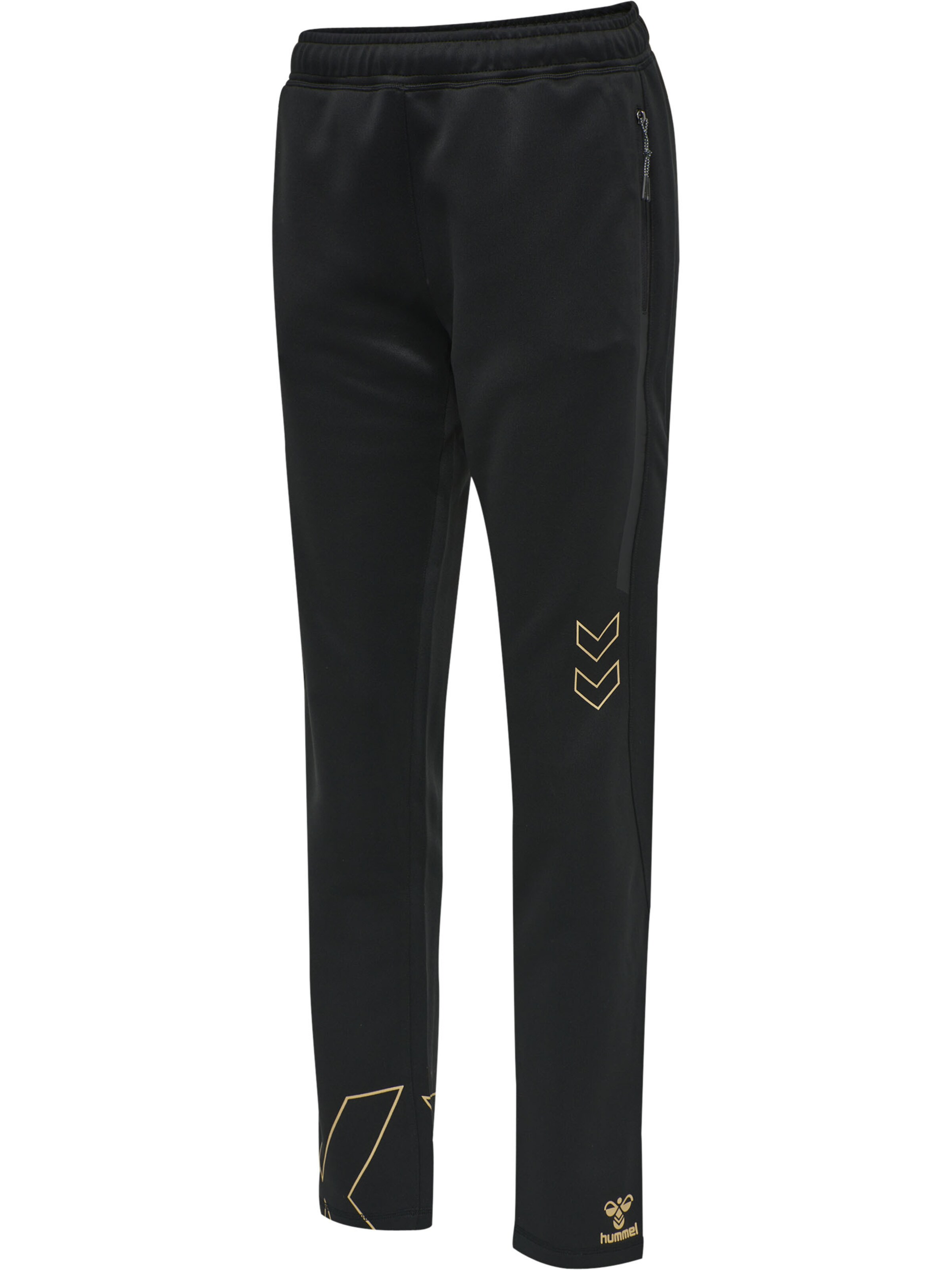 Hummel Slimfit Sporthose 'Cima' in Schwarz